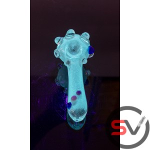 COMPOUND BOWL GLOW IN DARK HAND PIPE 5inch